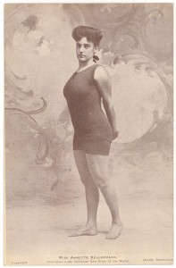 Annette Kellerman fashioning the Kellerman suit